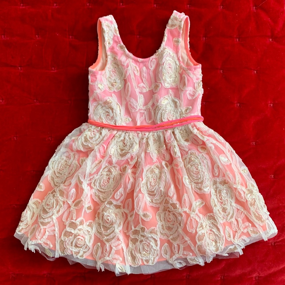 Hannah Banana rosette dress girl 4
